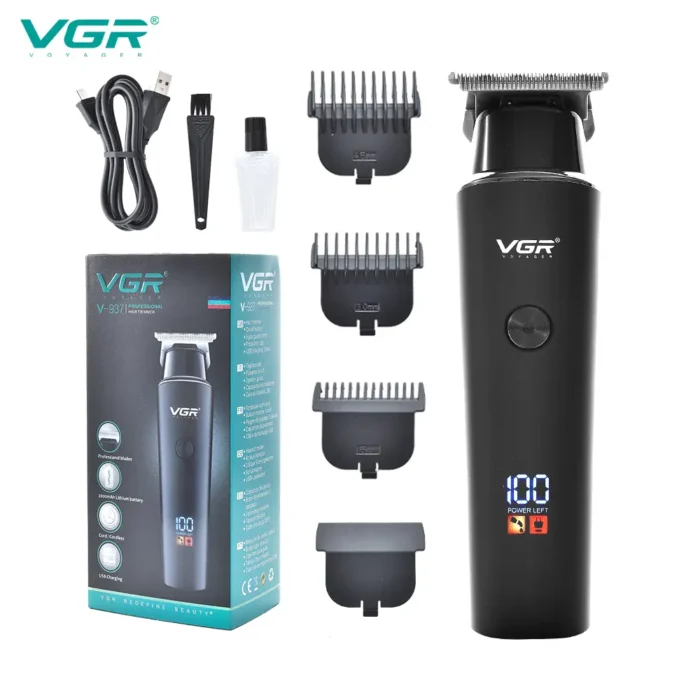 VGR V-937 Zero Cutting Professional Trimmer (Cord+Cordless Facility) - Image 2
