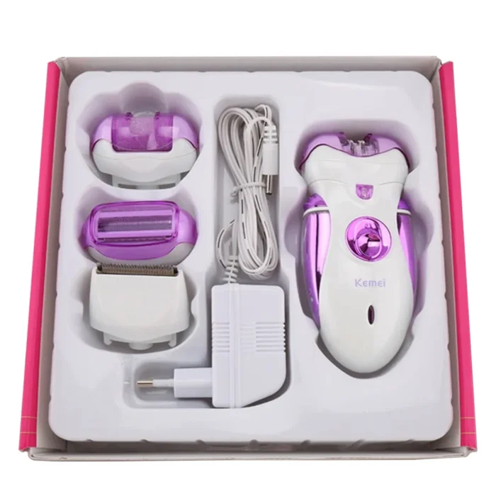 Kemei-KM-2530-Epilator-Lady-Shaver-FootCare-4-in-1-Beauty-Tools-for-Women-5