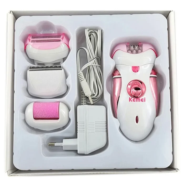 Kemei-KM-2530-Epilator-Lady-Shaver-FootCare-4-in-1-Beauty-Tools-for-Women-7