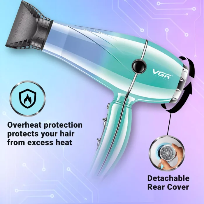 VGR V-452 Professional Salon Series Hair Dryer - Image 5