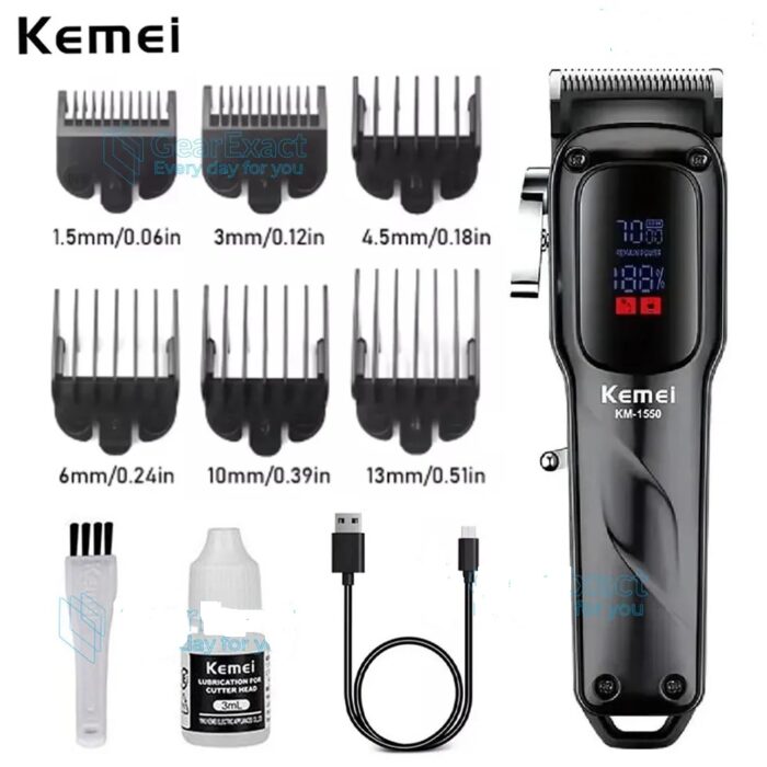 Kemei-KM-1550-Professional-Hair-Clipper-and-Beard-Trimmer-Salon-Series-for-Men-1