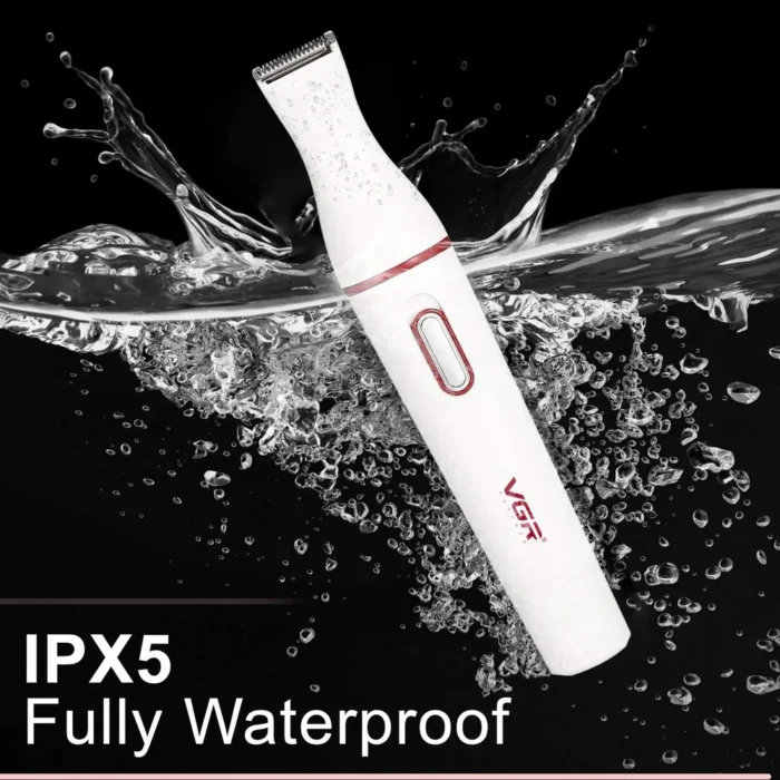 VGR V-725 Professional (4 in 1) Lady Trimmer With IPX5 Waterproof Design - Image 8