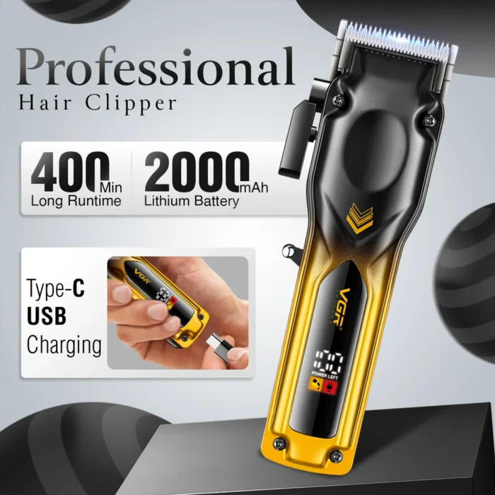 VGR V-656 Professional Hair Trimmer - Image 4