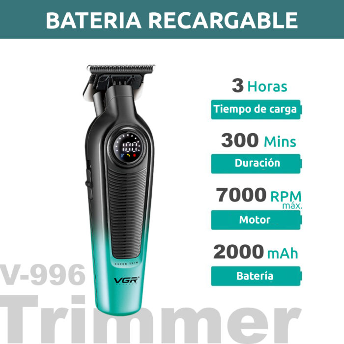 VGR V-996 Professional Hair Trimmer - Image 4