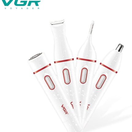 VGR V-725 Professional (4 in 1) Lady Trimmer With IPX5 Waterproof Design - Image 21
