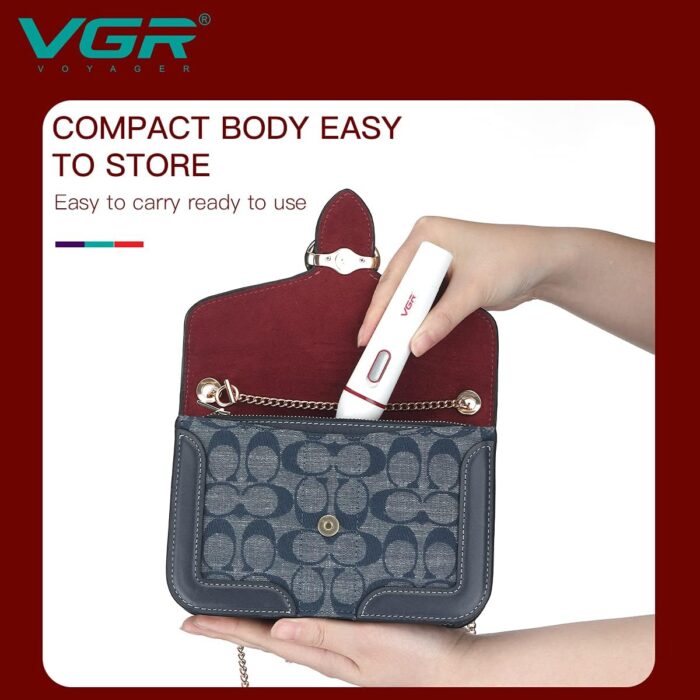 VGR V-725 Professional (4 in 1) Lady Trimmer With IPX5 Waterproof Design - Image 24