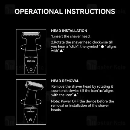 ENCHEN Spark 5 Electric Body Shaver (Wet and Dry) Smooth Zero Cutting - Image 8