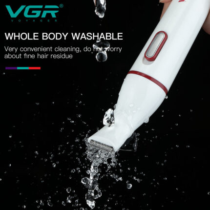 VGR V-725 Professional (4 in 1) Lady Trimmer With IPX5 Waterproof Design - Image 12