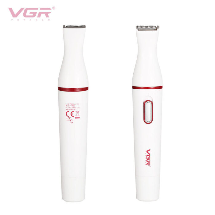 VGR V-725 Professional (4 in 1) Lady Trimmer With IPX5 Waterproof Design - Image 17