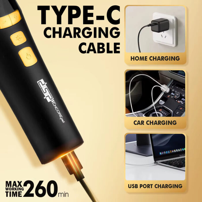 DSP Model-91417 Professional Trimmer / 4600 mAh Battery/ 9000 RPM Powerful Motor - Image 13