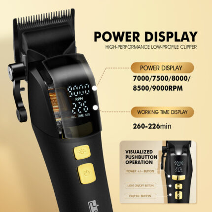 DSP Model-91417 Professional Trimmer / 4600 mAh Battery/ 9000 RPM Powerful Motor - Image 15