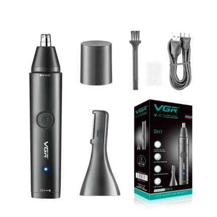 VGR V-613 (2 in 1) Rechargeable Nose & Ear Trimmer - Image 2