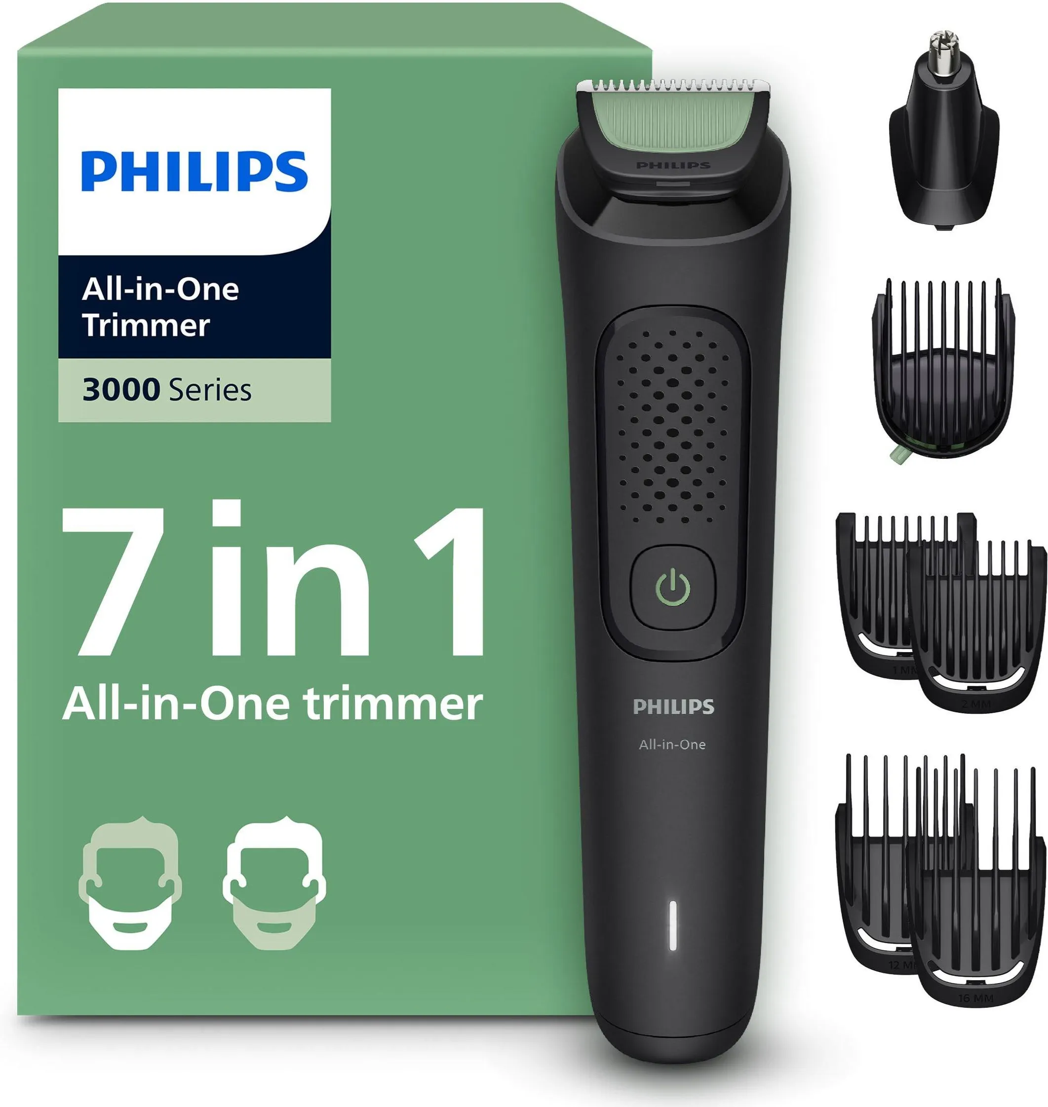 i-philips-all-in-one-seria-3000-mg3930-15 Philips MG3930/15 – All-in-One 3000 Series (7-in-1) Trimmer/ 0.5-16mm Length - Image 1