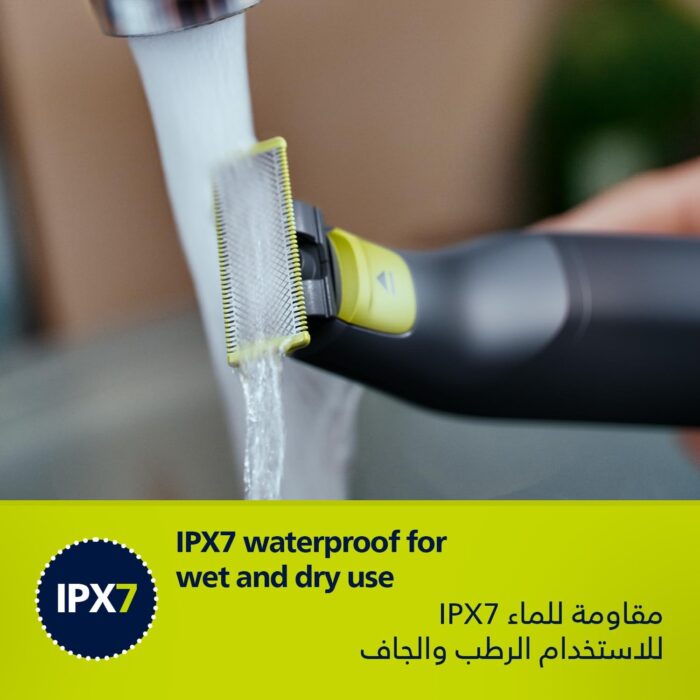 Philips OneBlade Pro QP6542/10 Face + Body, Hybrid Trimmer and Shaver with 12-Length Precision Comb, Waterproof, 90 Min Cordless Use - Image 8