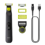 Philips OneBlade Pro QP6542/10 Face + Body, Hybrid Trimmer and Shaver with 12-Length Precision Comb, Waterproof, 90 Min Cordless Use