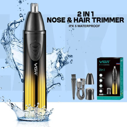 VGR V-619 (2-in-1) Shaver & Nose Trimmer – IPX5 Waterproof - Image 11