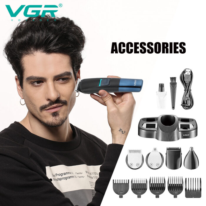 VGR V-108 (10 IN1) Multi Grooming Kit - Image 9