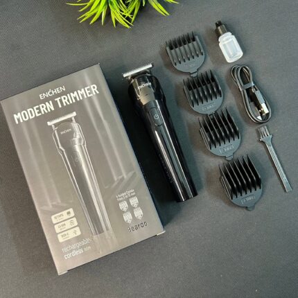 ENCHEN Beardo Modern Rechargeable Hair and Beard Trimmer (China Factory Intact Sealed) - Image 12