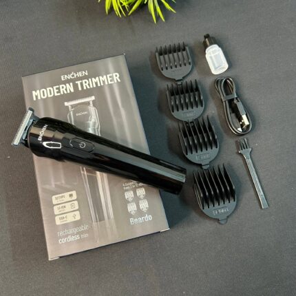 ENCHEN Beardo Modern Rechargeable Hair and Beard Trimmer (China Factory Intact Sealed) - Image 10