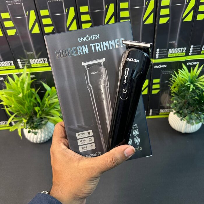 ENCHEN Beardo Modern Rechargeable Hair and Beard Trimmer (China Factory Intact Sealed) - Image 3