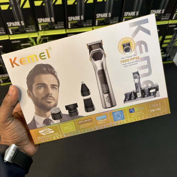 Kemei KM-1791 (14-in-1) Multigrooming Kit / IPX6 Washable Waterproof - Image 24