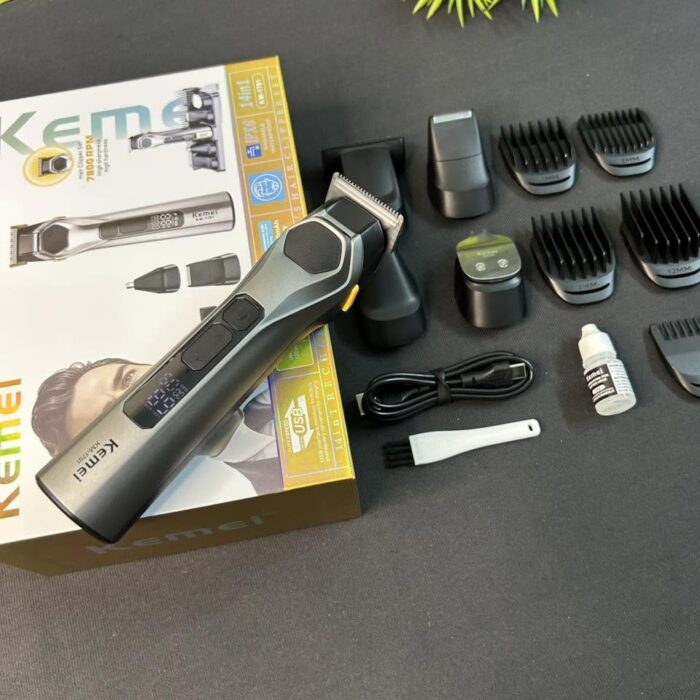 Kemei KM-1791 (14-in-1) Multigrooming Kit / IPX6 Washable Waterproof - Image 19