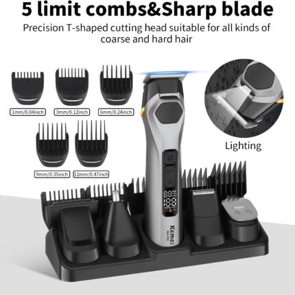 Kemei KM-1791 (14-in-1) Multigrooming Kit / IPX6 Washable Waterproof - Image 12