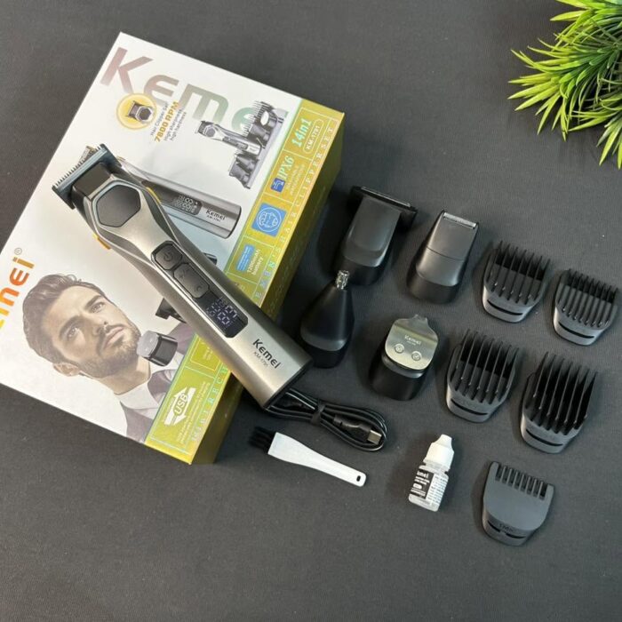 Kemei KM-1791 (14-in-1) Multigrooming Kit / IPX6 Washable Waterproof - Image 2