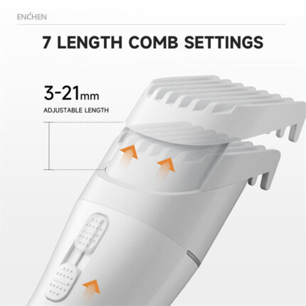 ENCHEN BOOST 2 Hair Clipper Very Low Noise ( White) Intact Sealed Pack - Image 4