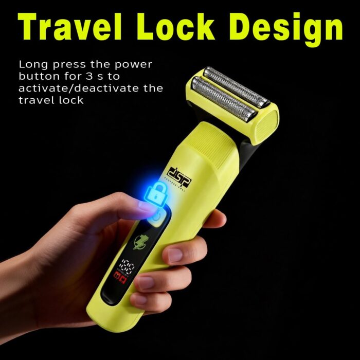 DSP 92049T ( 3 In 1) Men's Grooming Kit (Foil Shaver + Beard + Nose Heads) - Image 7