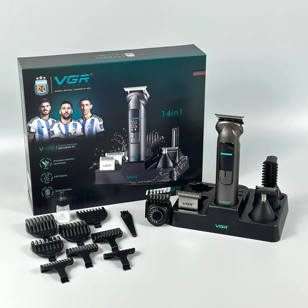 66855(1)-1000x1000 VGR V-096 (14-in-1) Professional Grooming Kit - Image 1