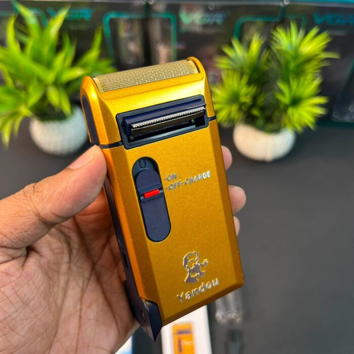 Yandou SC-W316U Rechargeable Foil Shaver ( Golden ) - Image 3