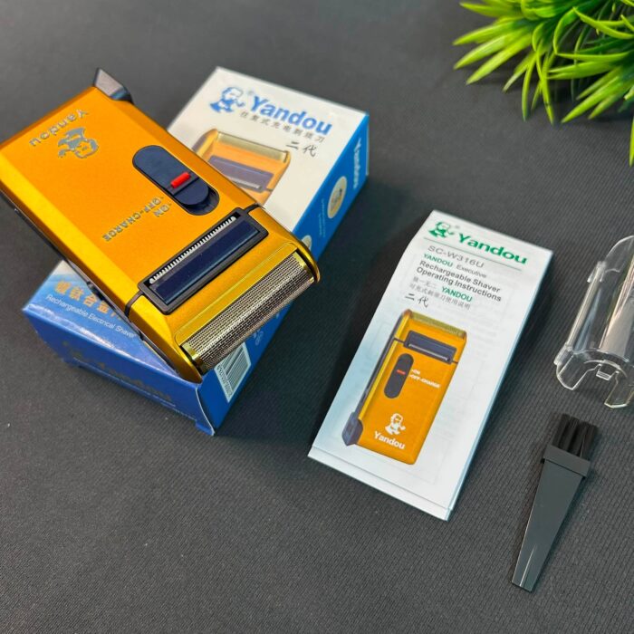 Yandou SC-W316U Rechargeable Foil Shaver ( Golden ) - Image 14