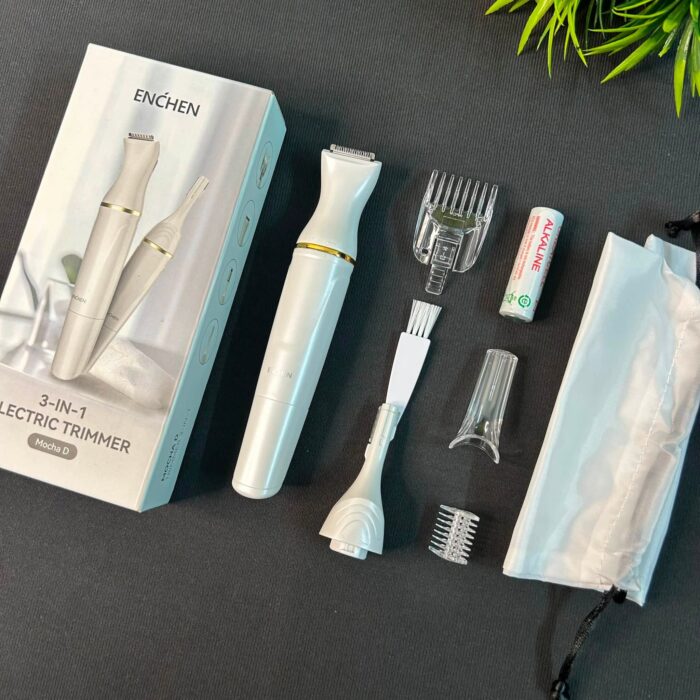 ENCHEN Mocha D 3-in-1 Ladies Trimmer (White) - Image 2