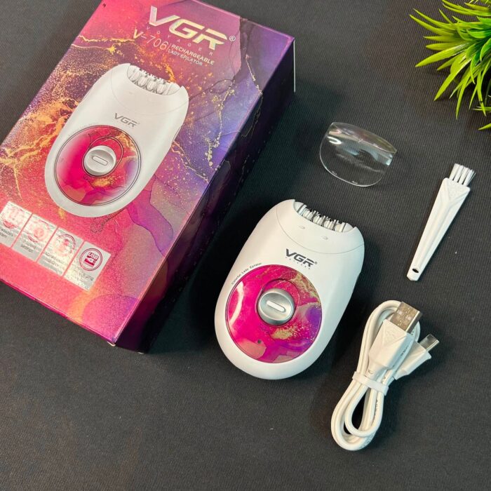 VGR V-706 Rechargeable Lady Epilator - Image 12