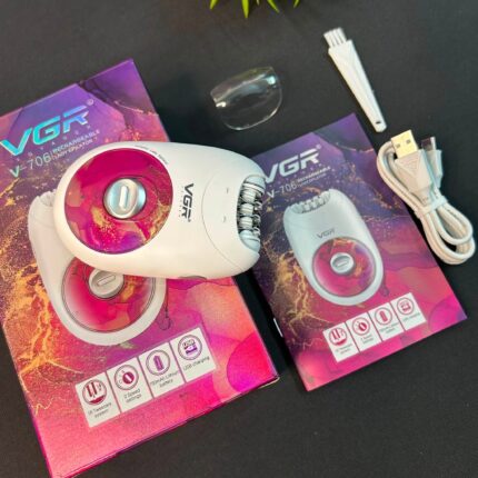 VGR V-706 Rechargeable Lady Epilator - Image 4