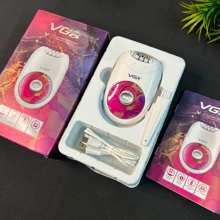VGR V-706 Rechargeable Lady Epilator - Image 2