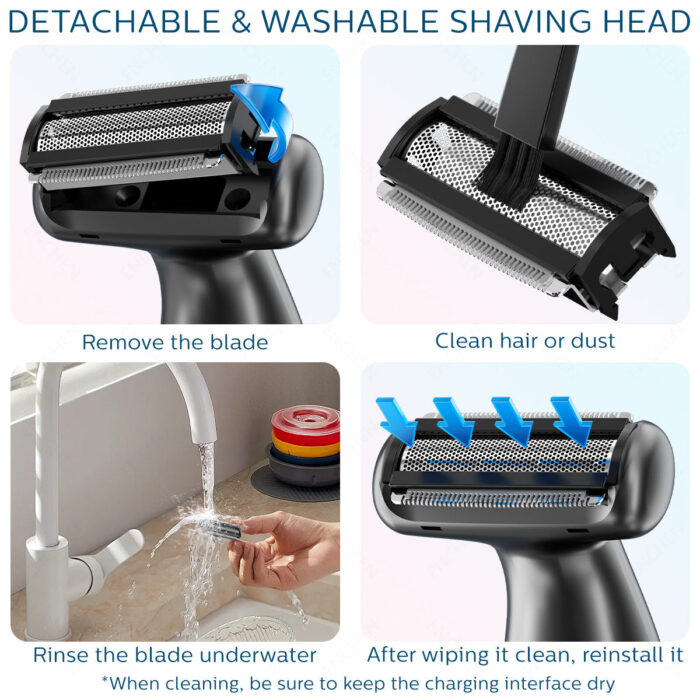 ENCHEN A1 Electric Body Shaver IPX7 Waterproof (Men / Women) - Image 7