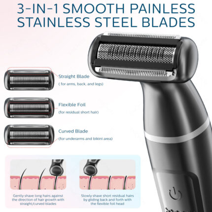 ENCHEN A1 Electric Body Shaver IPX7 Waterproof (Men / Women) - Image 5