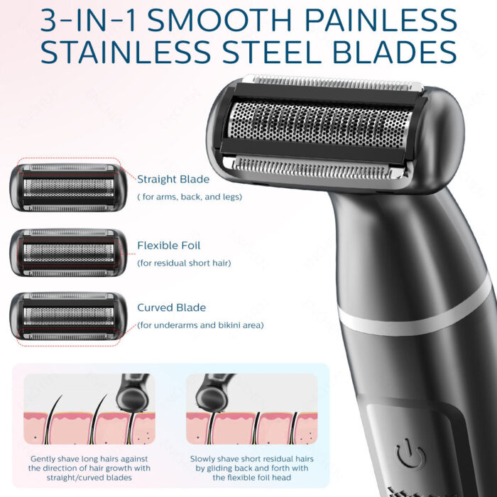 ENCHEN A1 Electric Body Shaver IPX7 Waterproof (Men / Women) - Image 5