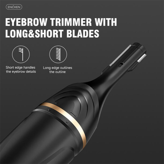 ENCHEN Mocha D 3-in-1 Ladies Trimmer (Black) - Image 10