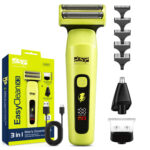 DSP 92049T ( 3 In 1) Men's Grooming Kit (Foil Shaver + Beard + Nose Heads)