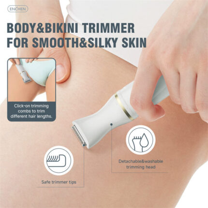 ENCHEN Mocha D 3-in-1 Ladies Trimmer (White) - Image 8