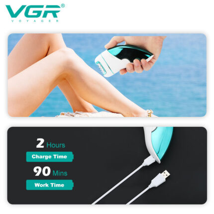 VGR V-731 3-in-1 Women Epilator, Shaver & Callus Remover ( Intact Sealed Pack) - Image 16