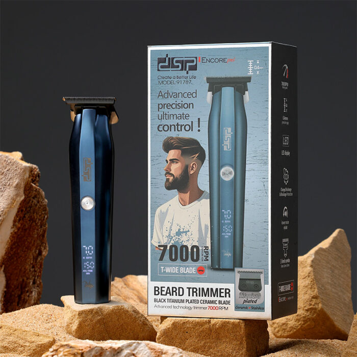 DSP Encore Pro+ Model: 91787 Zero Cutting Trimmer/Titanium Blade/7000 RPM /1500 mAh Battery - Image 12
