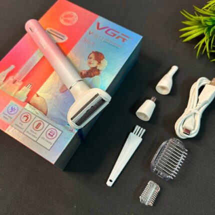 VGR V-611 (3-in-1) Ladies Trimmer, Shaver, EyeBrow & Nose Trimmer - Image 13