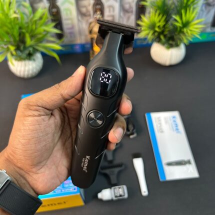 Kemei KM-1681 Zero Cutting Professional Trimmer/ 7000 RPM Motor / 1200 mAh Battery Intact Pack - Image 17